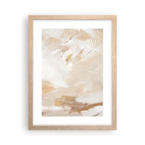 Plagát v ráme zo svetlého duba - Pastelová kompozícia - 30x40 cm