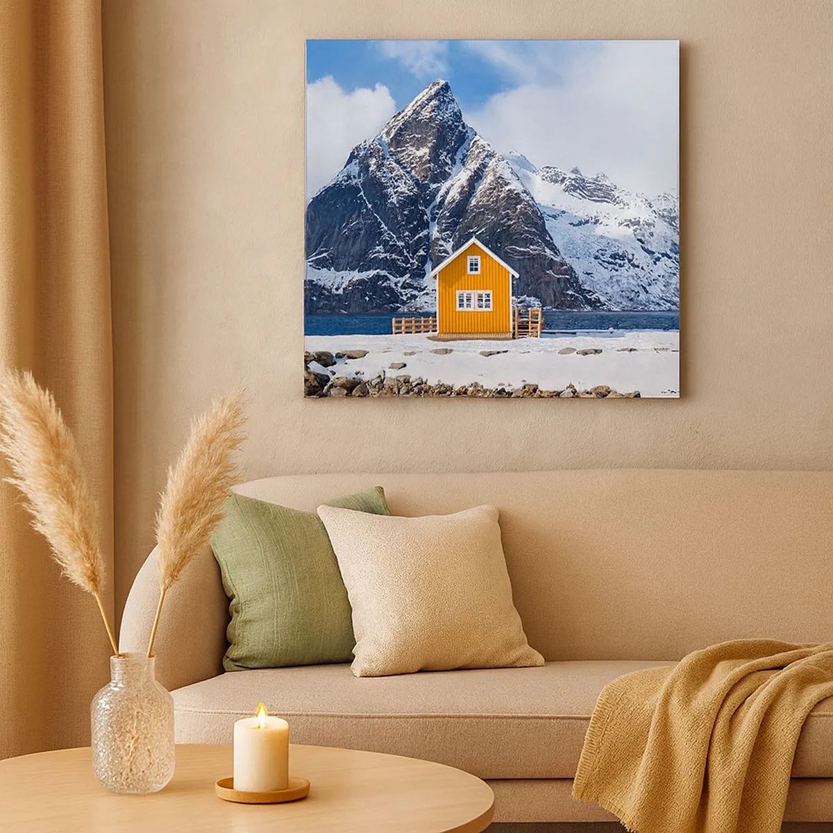 Obraz na plátne - Škandinávska dovolenka - 30x30 cm