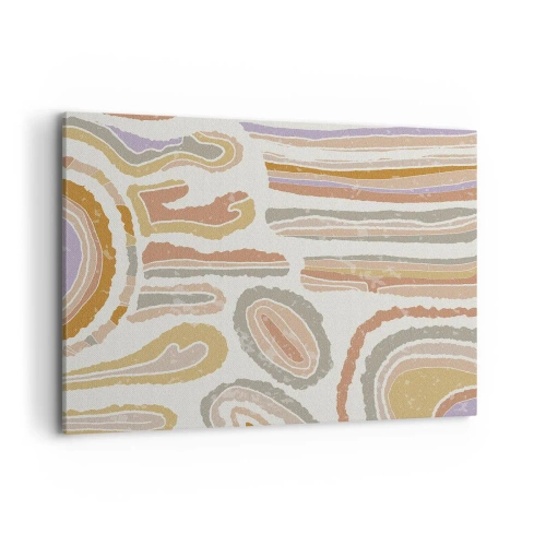 Obraz na plátne - Farebné prierezy - 100x70 cm