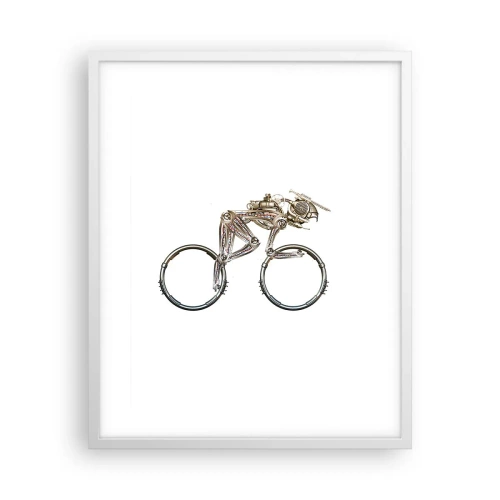 Plagát v bielom ráme - Úžasný stroj - 40x50 cm