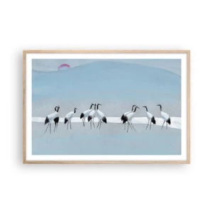Plagát v ráme zo svetlého duba - Po horúcom dni - 91x61 cm