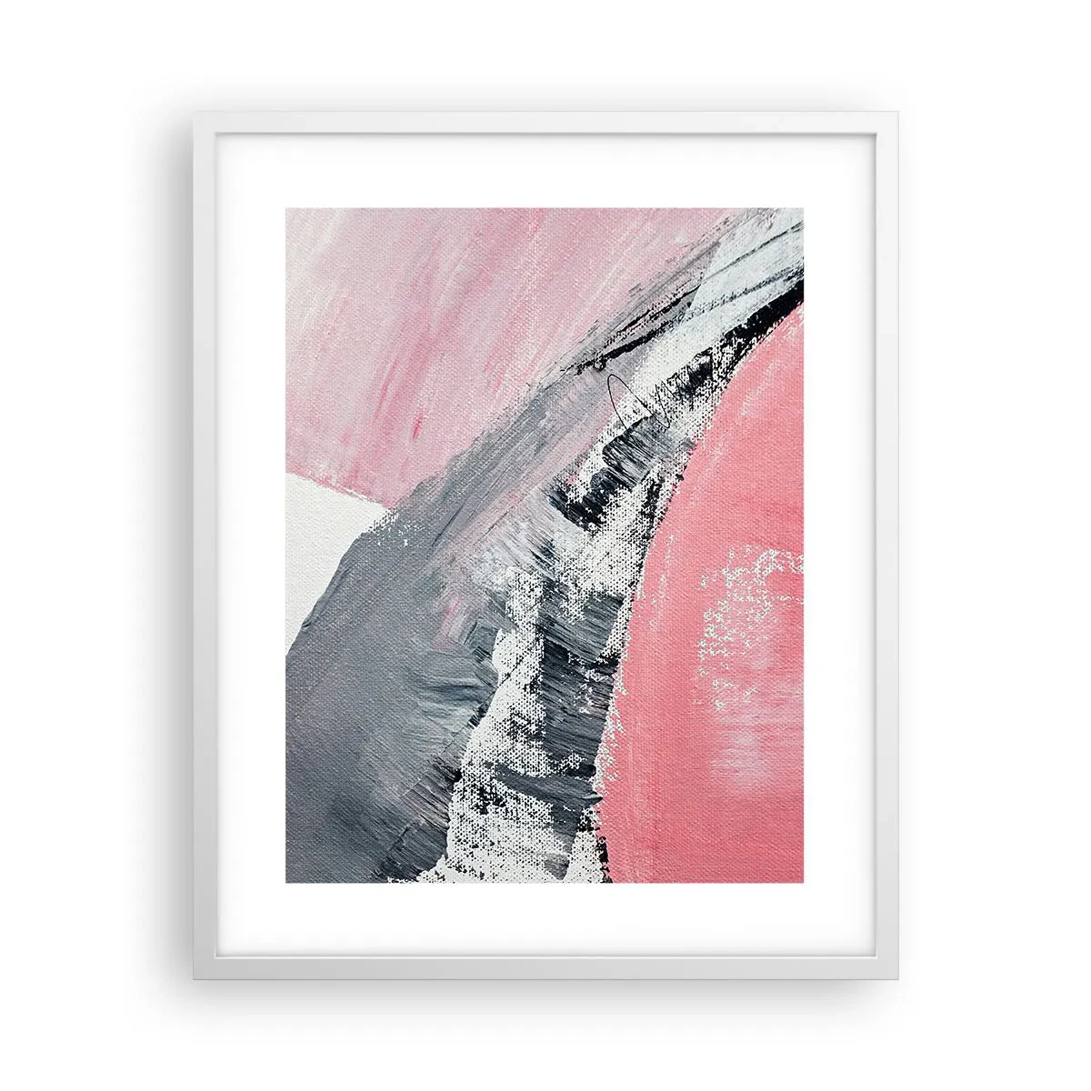 Plagát v bielom ráme - Zladená kompozícia - 40x50 cm