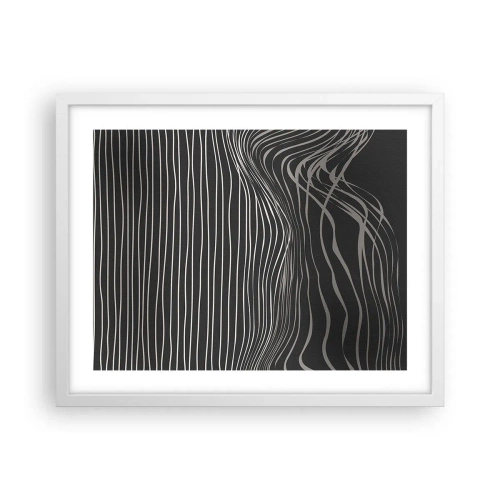 Plagát v bielom ráme - Rytmus a prízvuk - 50x40 cm