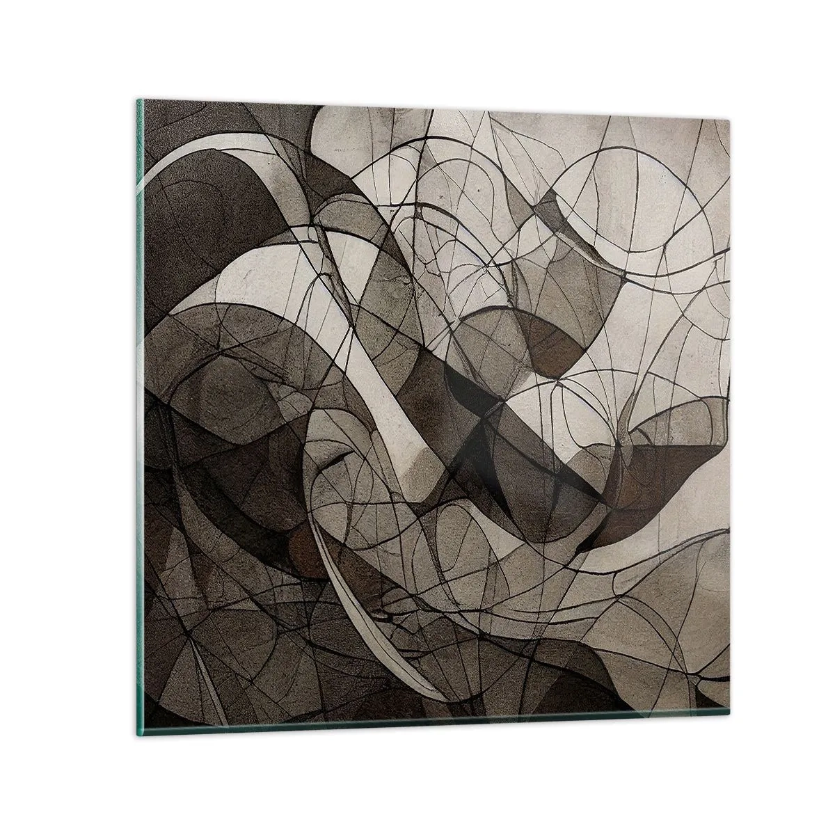 Obraz na skle - Obeh farieb Zeme - 30x30 cm