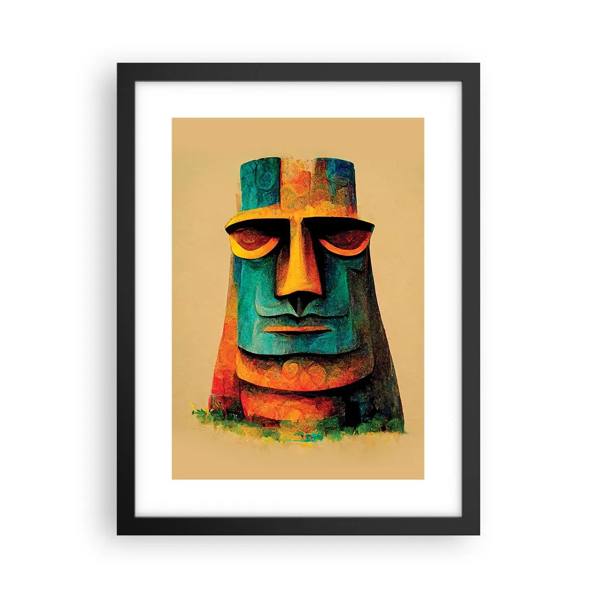 Plagát v čiernom ráme - Sošný, ale sympatický - 30x40 cm