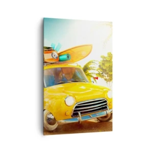 Obraz na plátne - Cesta pre viac ako jeden úsmev - 80x120 cm