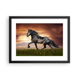 Plagát v čiernom ráme - Čierny knieža - 40x30 cm