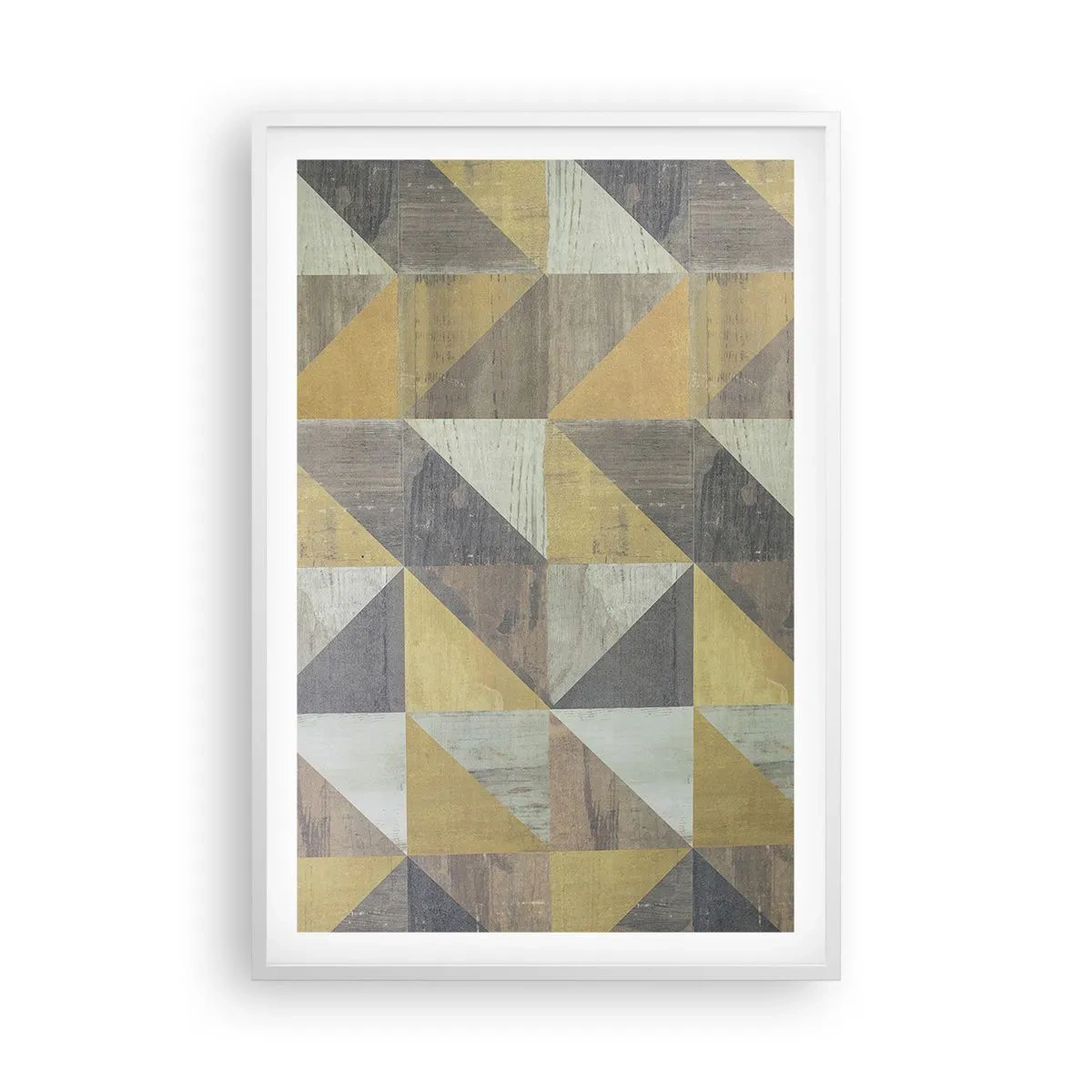 Plagát v bielom ráme - V uhle trojuholníka - 61x91 cm