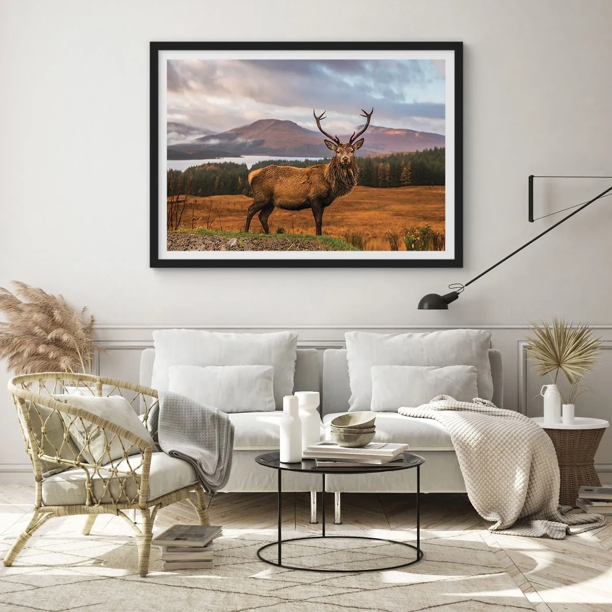 Plagát v čiernom ráme - Majestát prírody - 100x70 cm