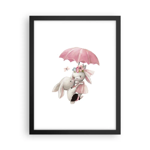 Plagát v čiernom ráme - To je láska - 30x40 cm