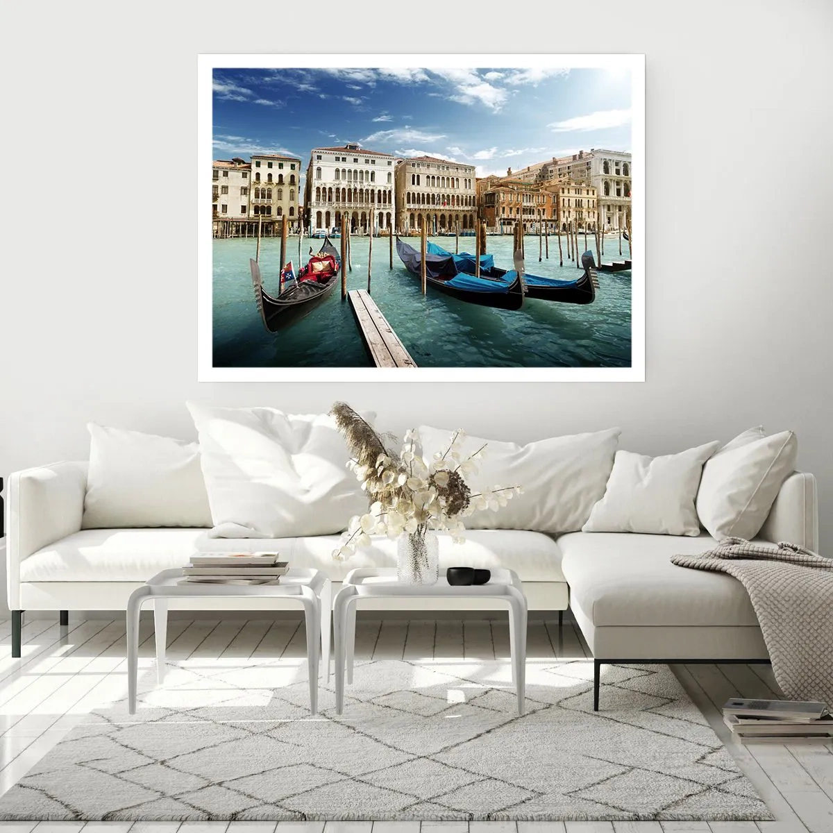 Plagát - Paláce v modrej - 70x50 cm