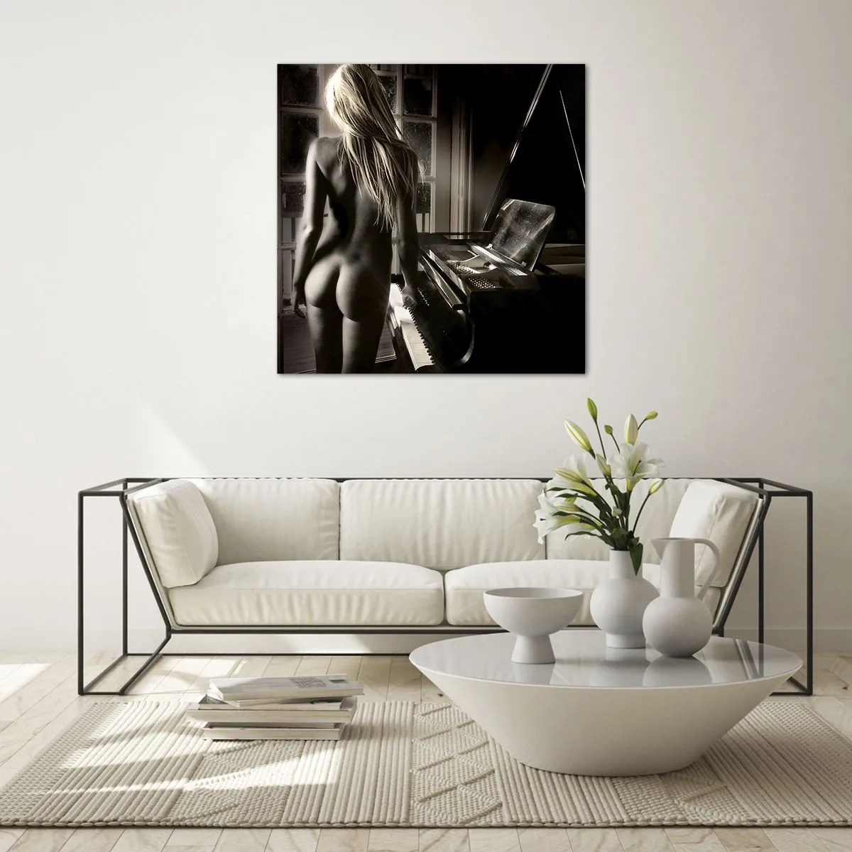 Obraz na skle - Dokonalá harmónia večera - 70x70 cm