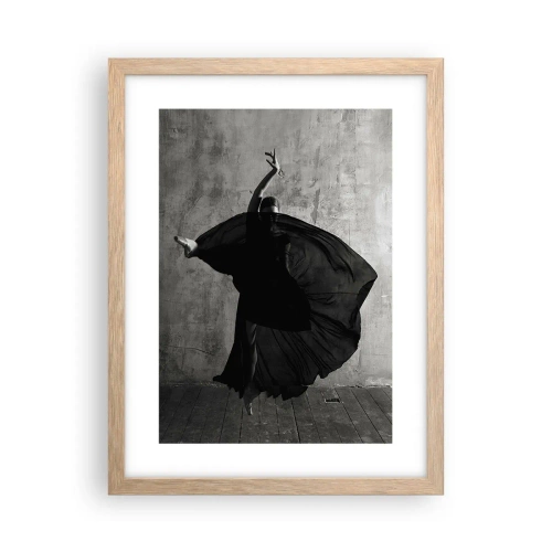 Plagát v ráme zo svetlého duba - Plné vášne - 30x40 cm