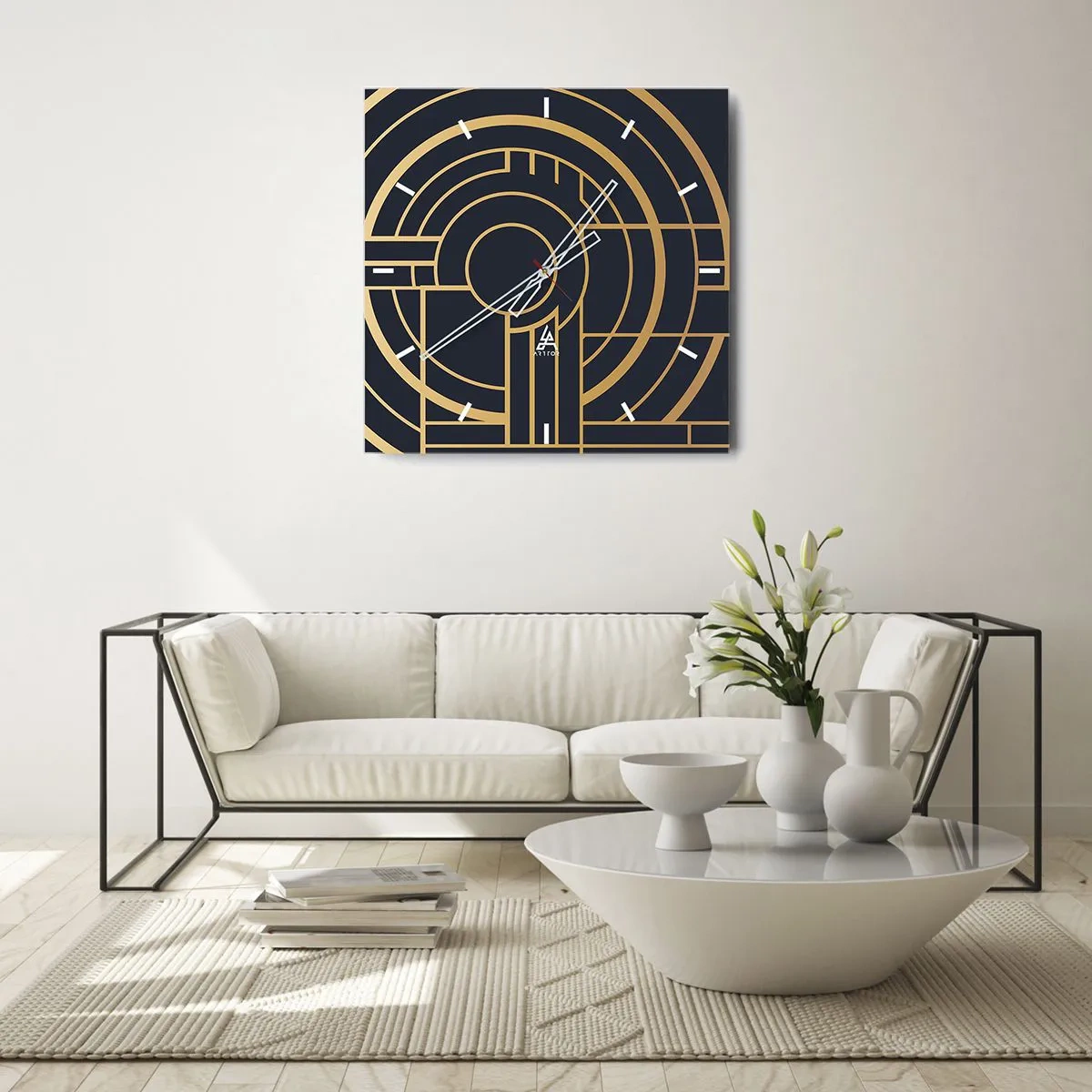 Nástenné hodiny - Obraty udalosti - 40x40 cm