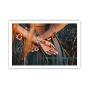 Plagát - Prepojená s prírodou - 91x61 cm