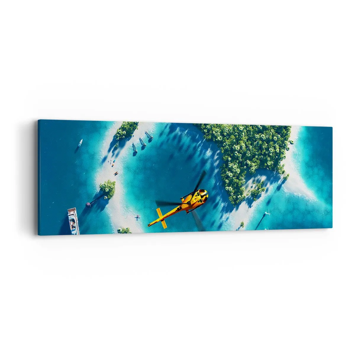 Obraz na plátne - Kúp si ostrov - 90x30 cm