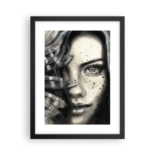 Plagát v čiernom ráme - Divoká krása - 30x40 cm