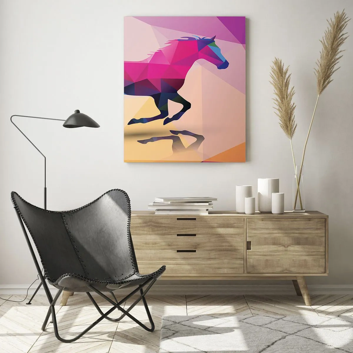 Obraz na skle - Kubizmus stále živý - 80x120 cm
