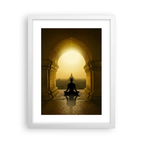 Plagát v bielom ráme - Plná harmónia - 30x40 cm