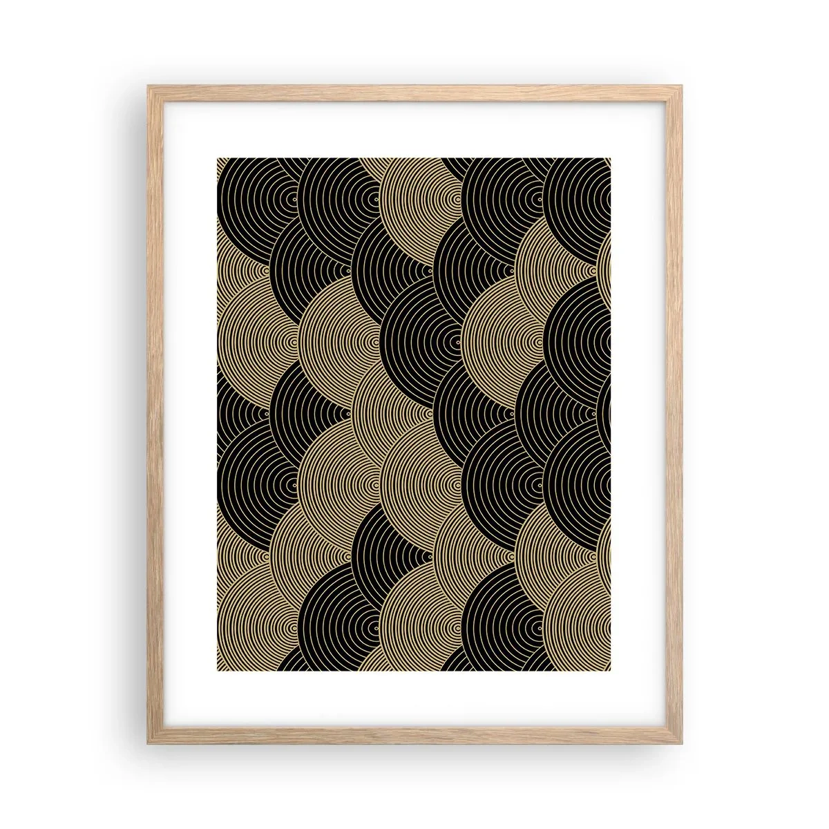 Plagát v ráme zo svetlého duba - Jednota v mnohosti - 40x50 cm