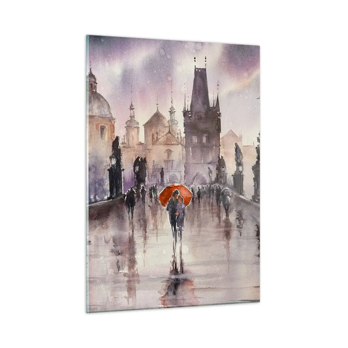 Obraz na skle - Ľudia sa nemenia - 50x70 cm