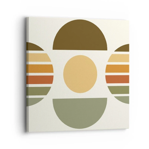 Obraz na plátne - Vo farbách zeme - 30x30 cm