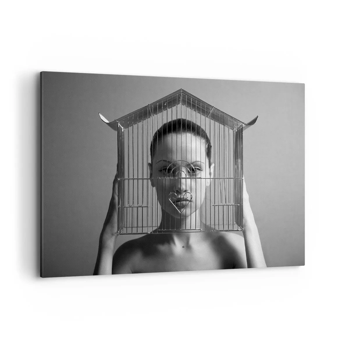 Obraz na plátne - Tak trochu surrealistický portrét - 100x70 cm