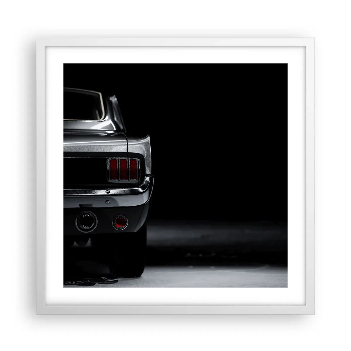 Plagát v bielom ráme - Kúzlo klasiky - 50x50 cm