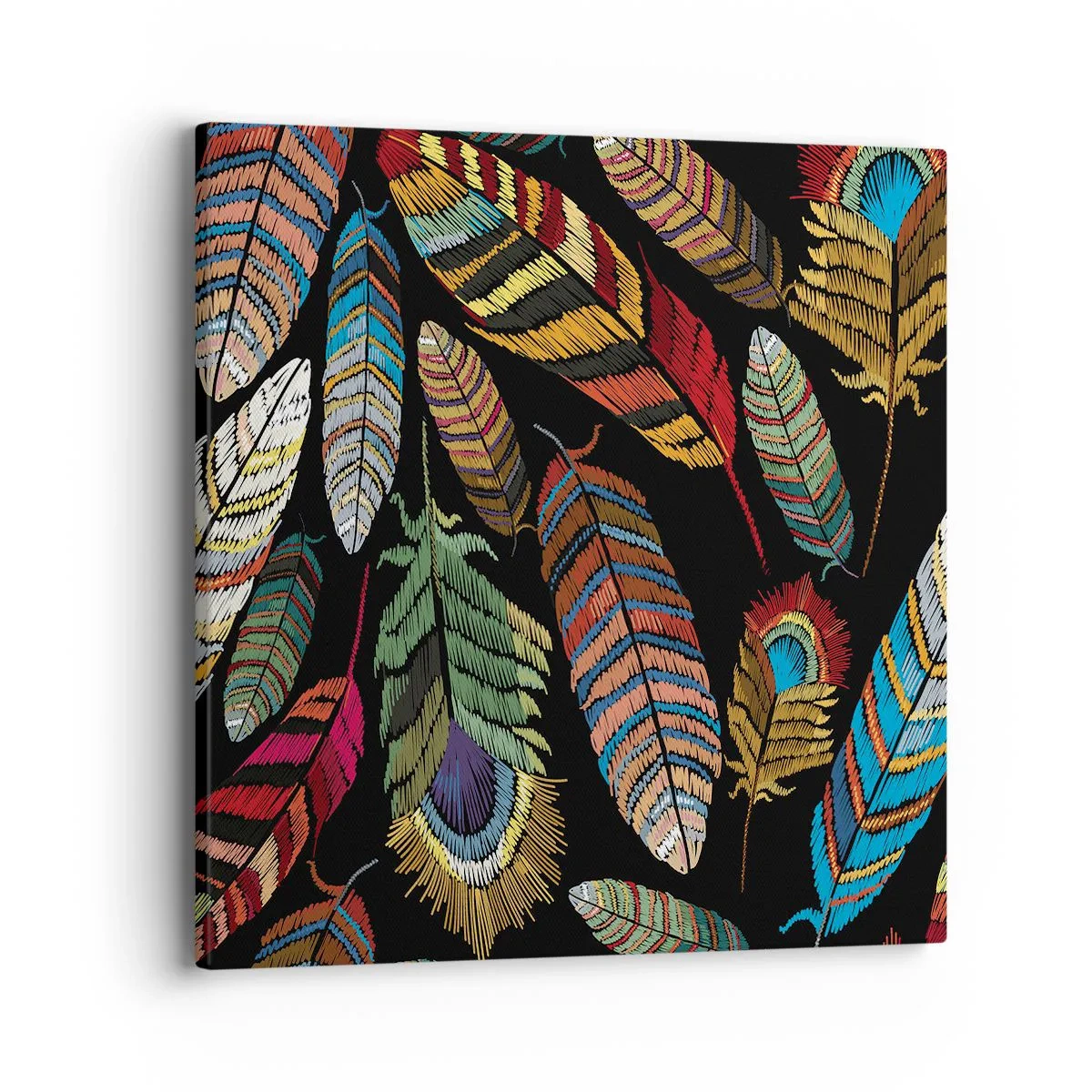 Obraz na plátne - Vtáčí karneval - 40x40 cm