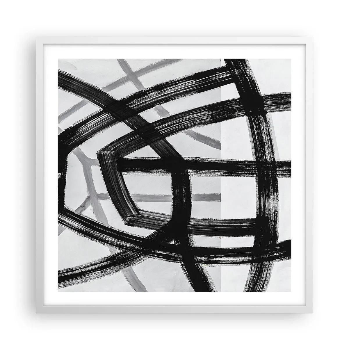 Plagát v bielom ráme - Hĺbka - 60x60 cm