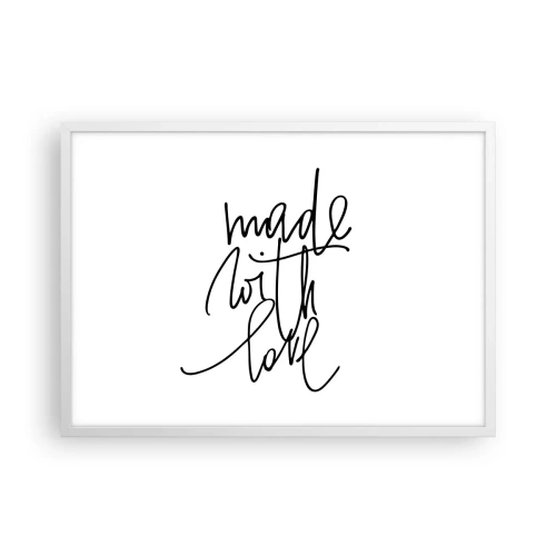 Plagát v bielom ráme - Najlepšia značka - 70x50 cm