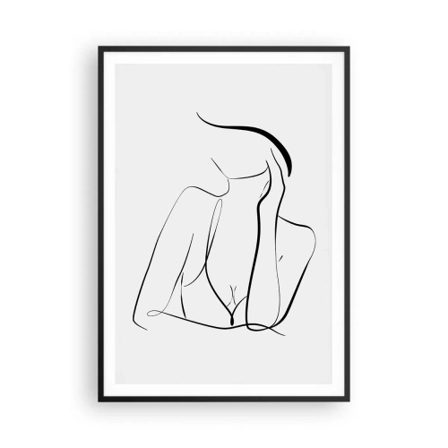 Plagát v čiernom ráme - Na vlne snov - 70x100 cm