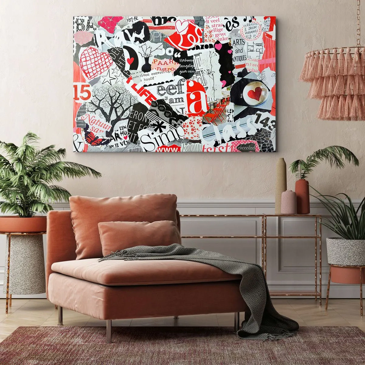 Obraz na plátne - Hipsterská koláž - 120x80 cm