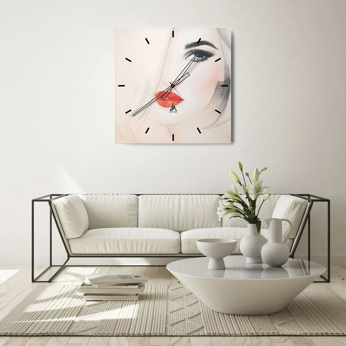 Nástenné hodiny - Hypnotizuje a omamuje - 40x40 cm