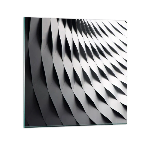 Obraz na skle - Na hladine vĺn - 50x50 cm