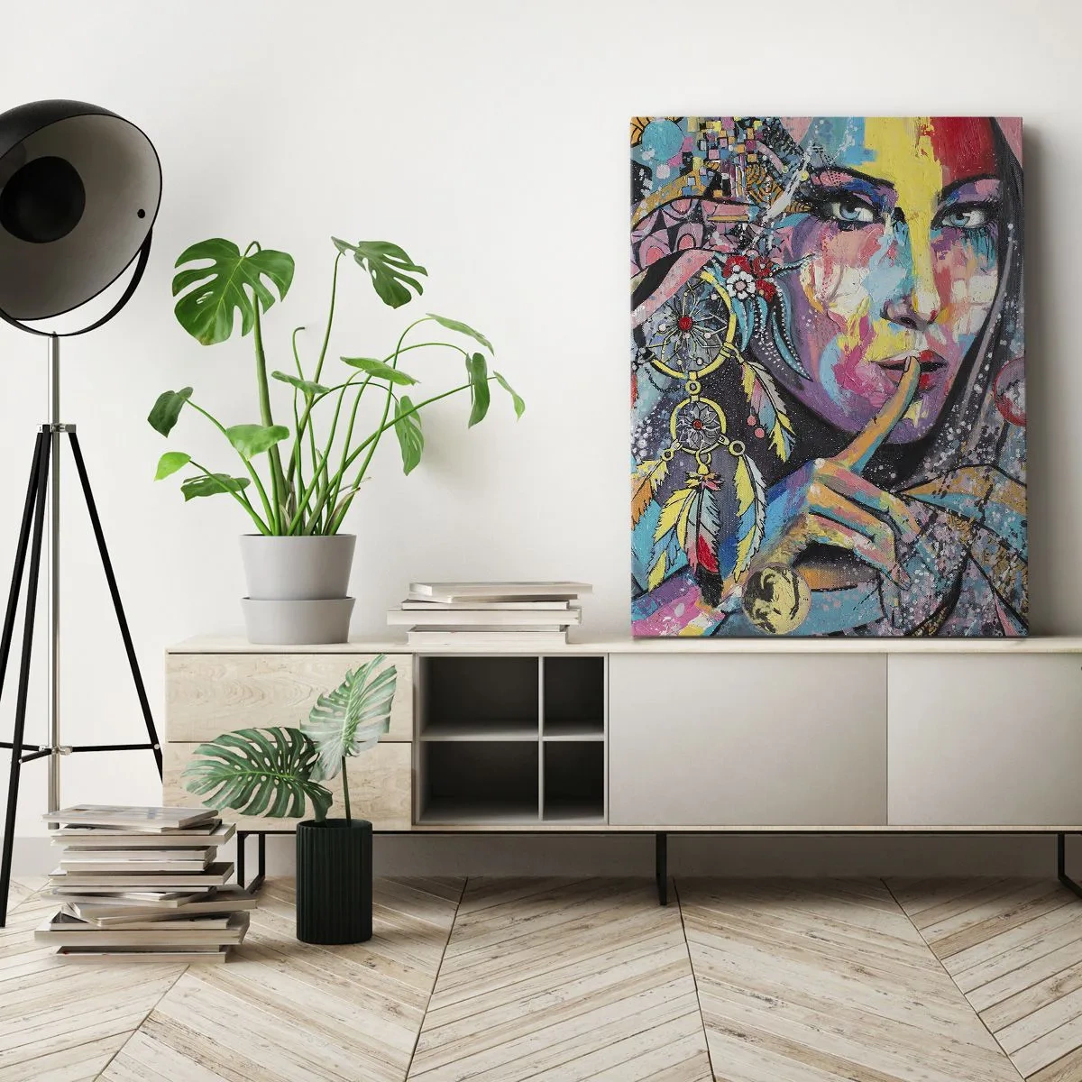 Obraz na plátne - Mlč, než pochopíš - 50x70 cm