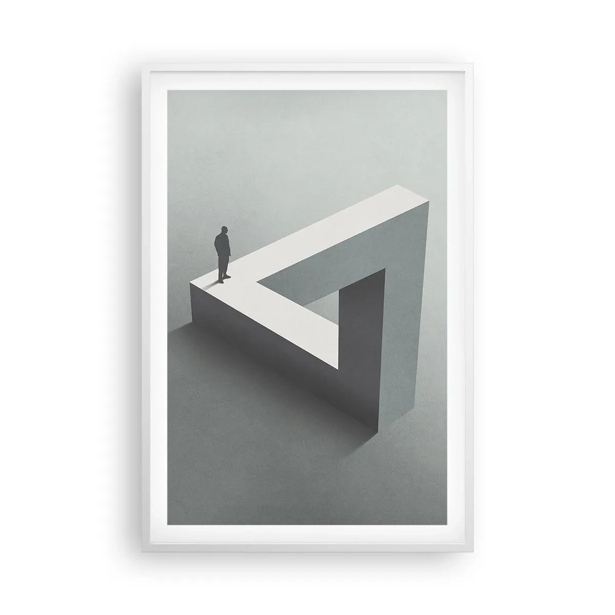 Plagát v bielom ráme - A predsa je to možné - 61x91 cm