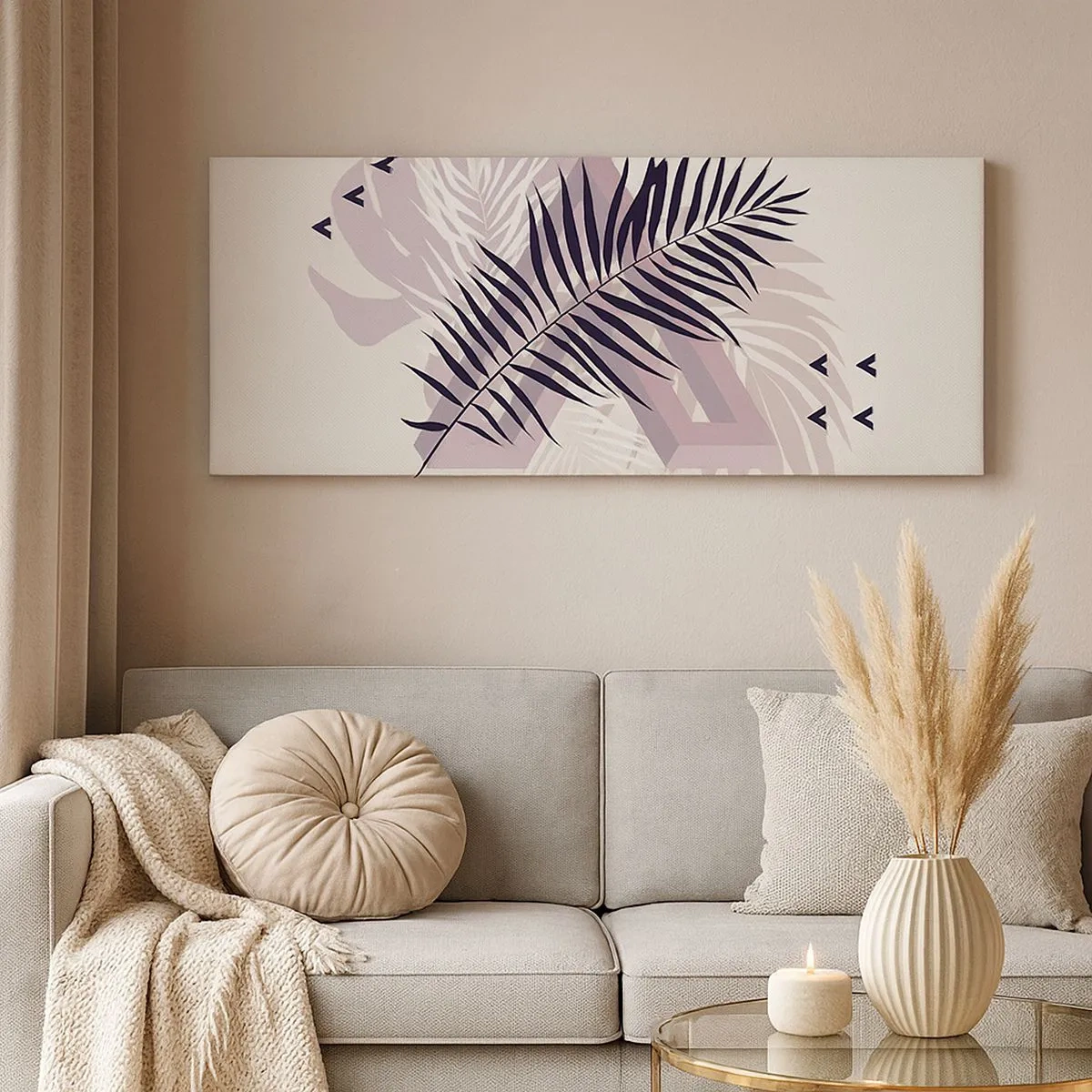 Obraz na plátne - Tieň tieňa - 100x40 cm