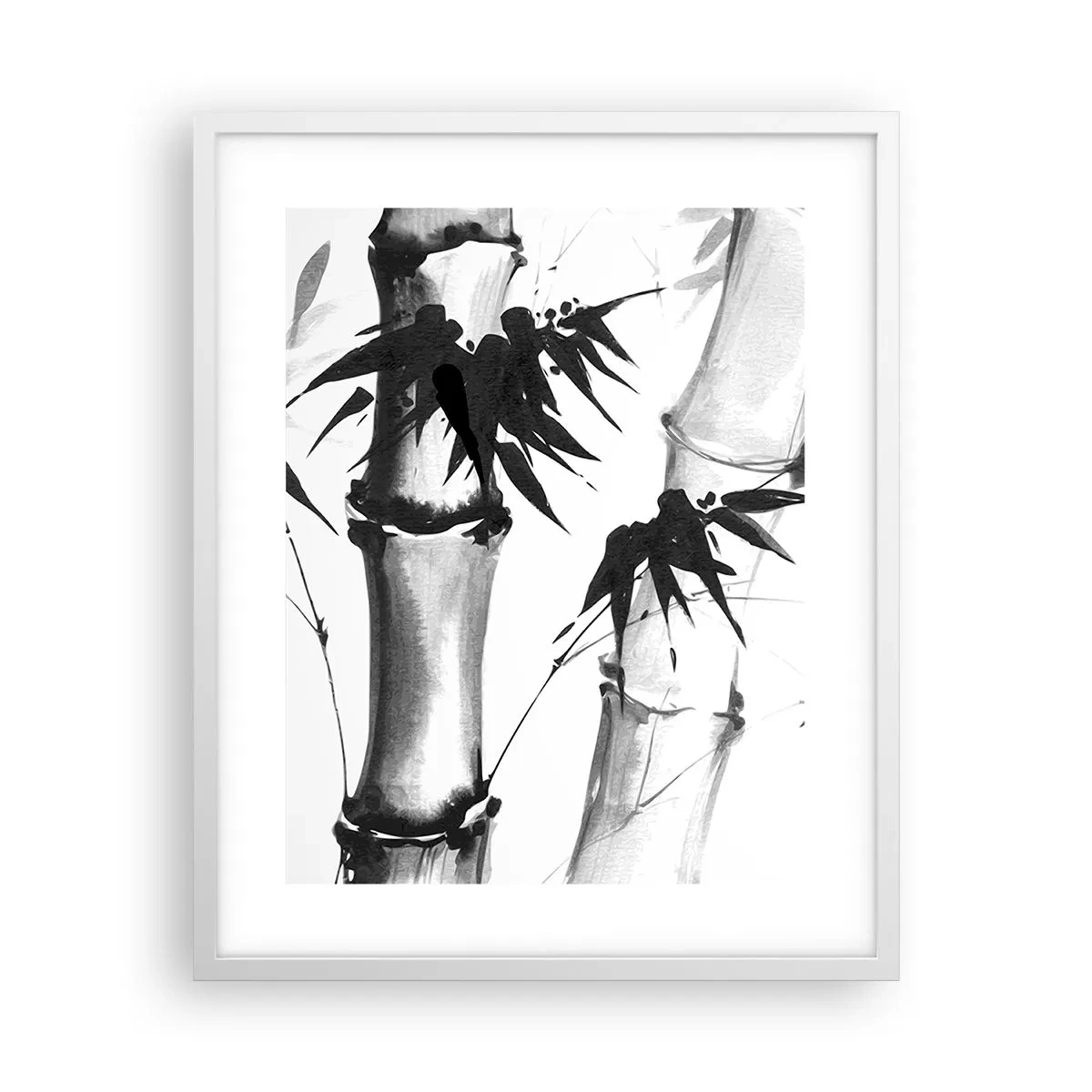 Plagát v bielom ráme - Blízky záber na orient - 40x50 cm