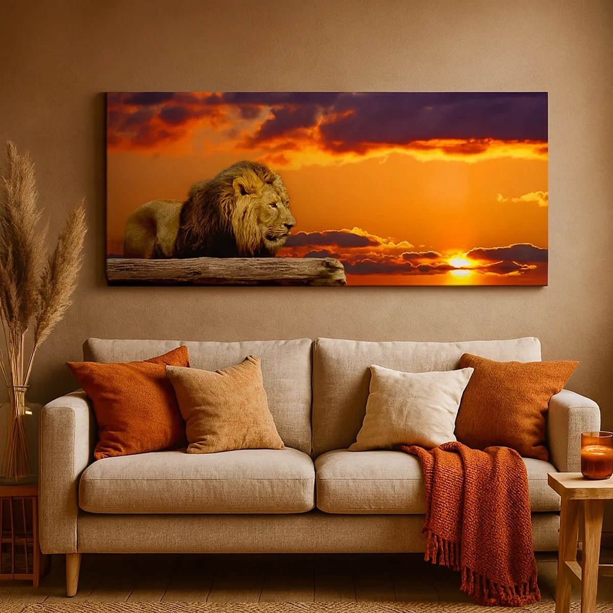 Obraz na plátne - Kráľ prírody - 30x30 cm