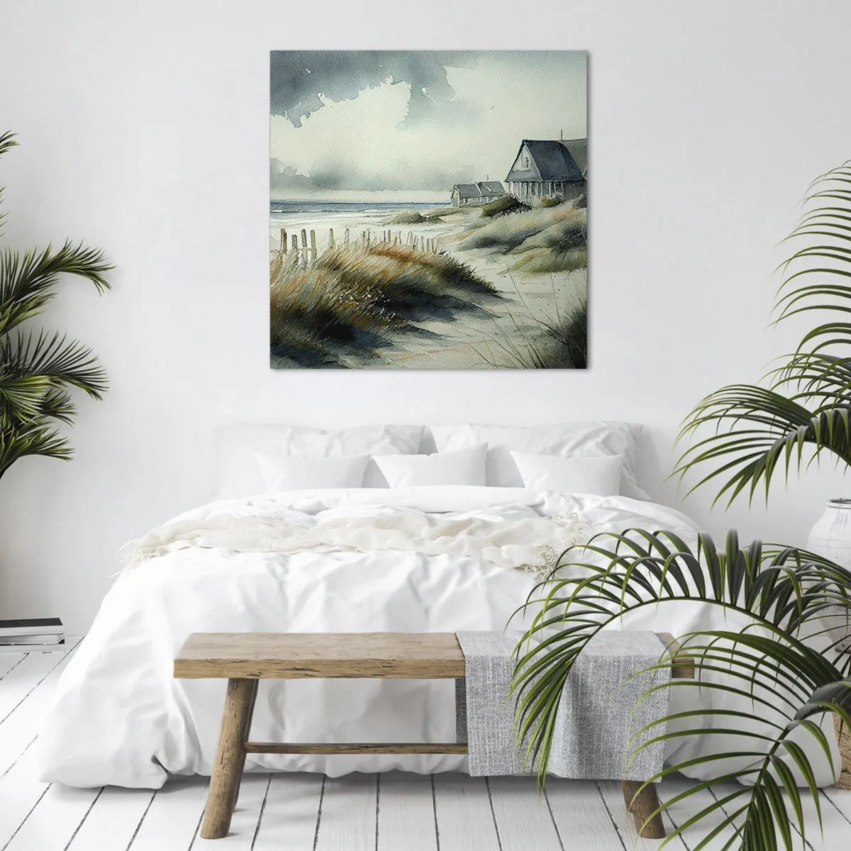 Obraz na plátne - Ďaleko od zhonu - 70x70 cm