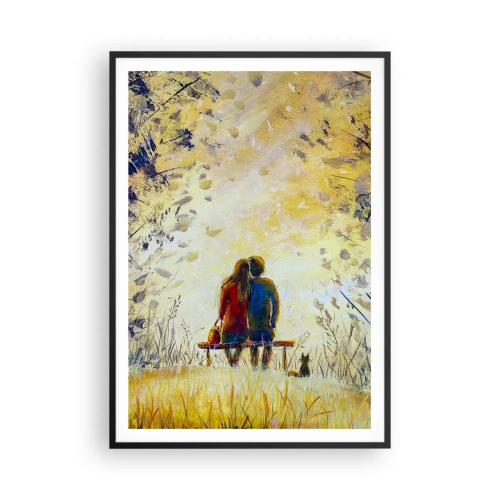 Plagát v čiernom ráme - Magický okamih - 70x100 cm