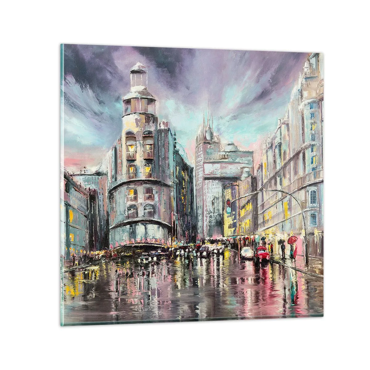 Obraz na skle - To bude vydarený večer - 30x30 cm