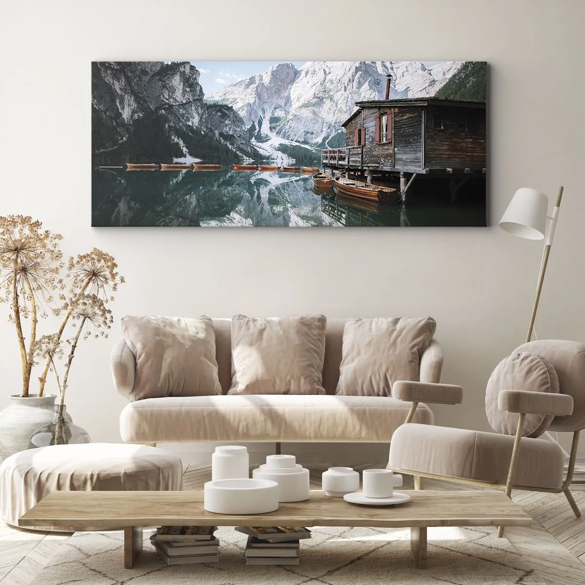 Obraz na plátne - Kryštalické, horské ráno - 160x50 cm