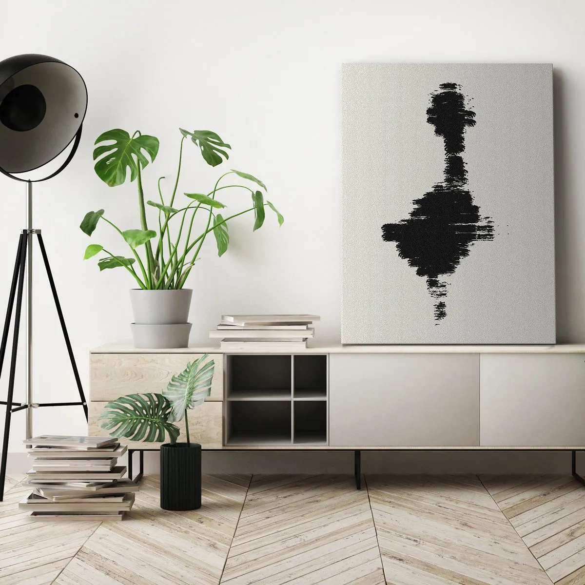 Obraz na plátne - Vibrácie predstavivosti - 55x100 cm