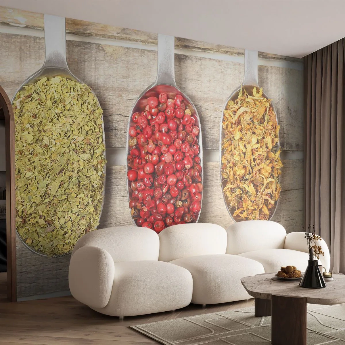 Fototapeta Standard Eco - Kuchynská mágia - Gastronómia, Bylinné koreniny, Bylinky - 300x210 cm