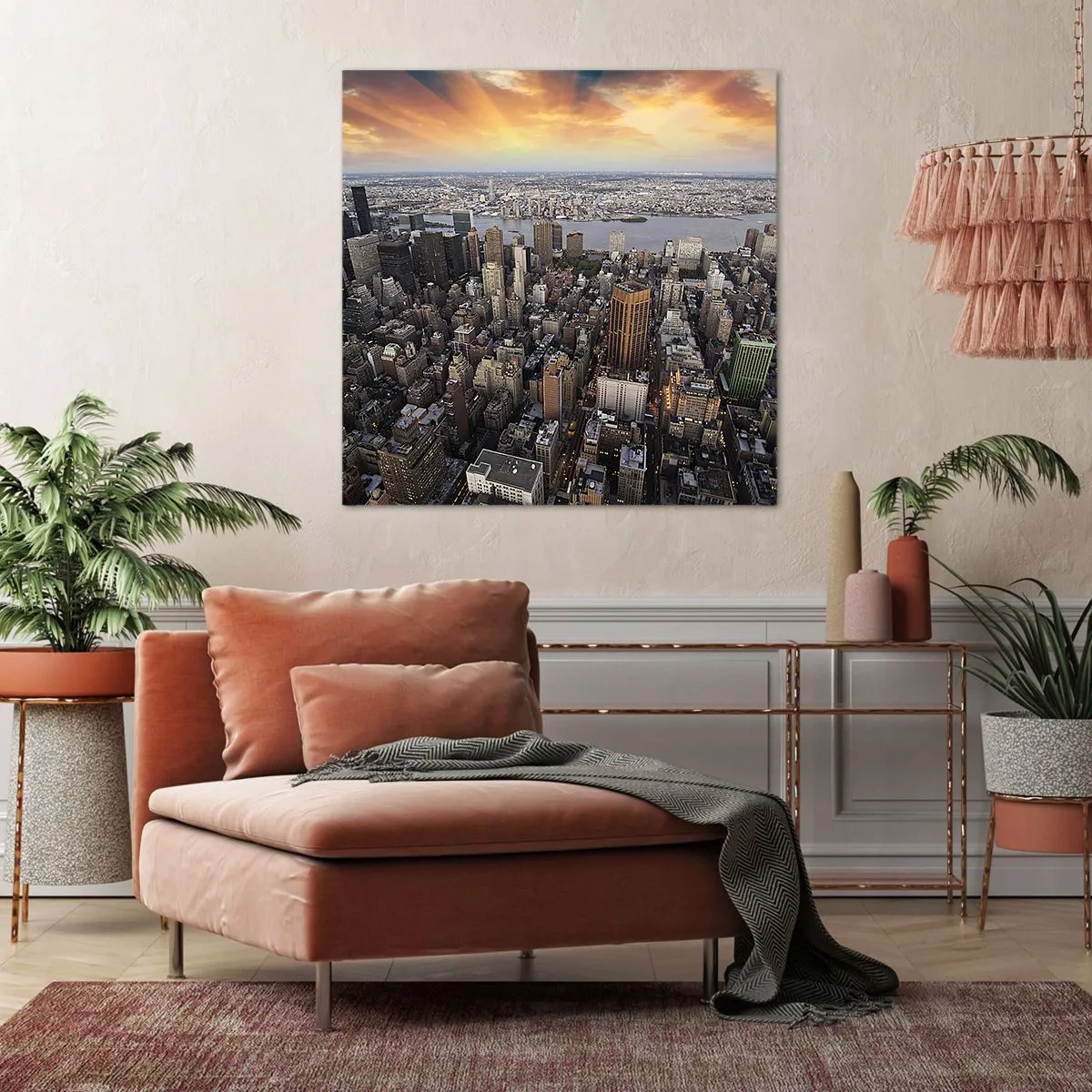 Obraz na plátne - Búšiace srdce našej doby - 70x70 cm