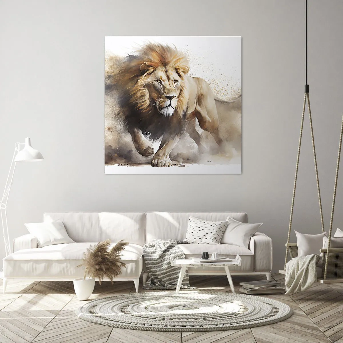 Obraz na plátne - Kráľ sa pohol - 40x40 cm