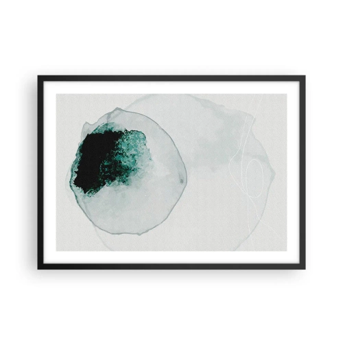 Plagát v čiernom ráme - V kvapke vody - 70x50 cm