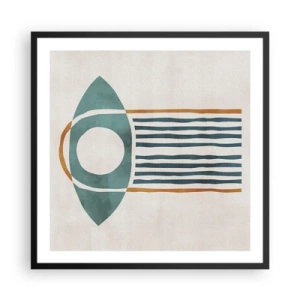 Plagát v čiernom ráme - Znaky a rituály - 60x60 cm